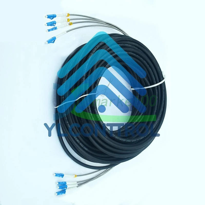 Field Outdoor LC-LC UPC 4 Strand 9/125 Single Mode Fiber Patch Cord 200M