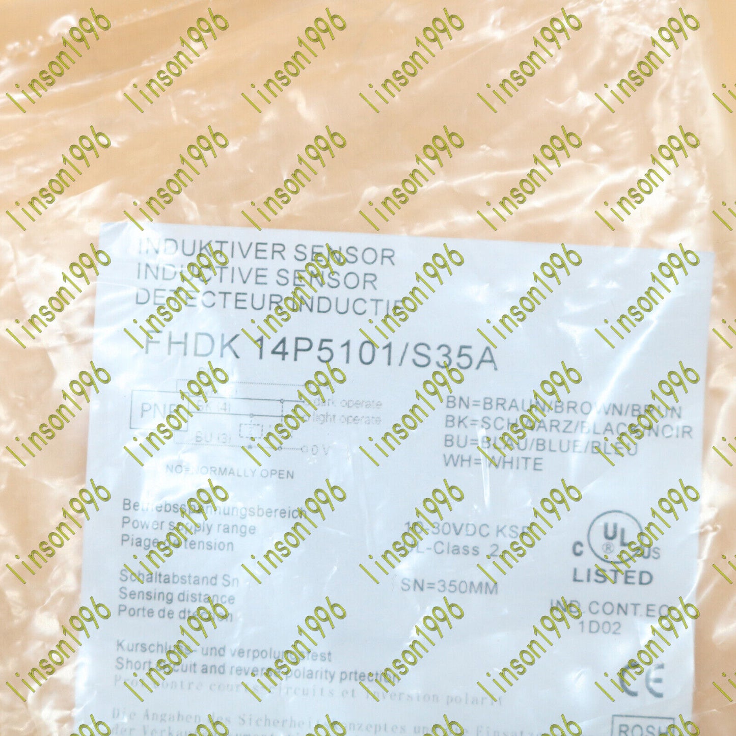 Baumer FHDK 14P5101/S35A Photoelectric Sensor - BAUMER