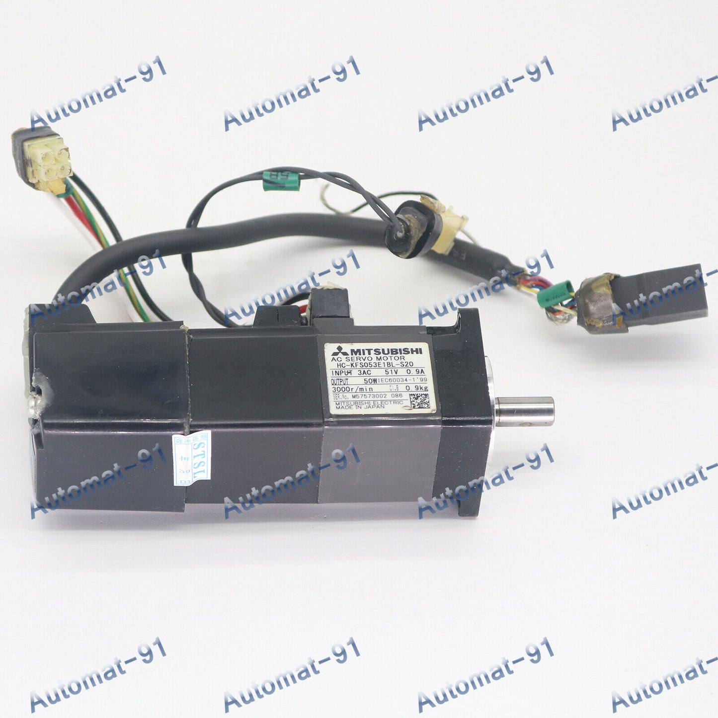 used 1PC Mitsubishi servo motor HC-KFS053E1BL-S20 In Good Condition - MITSUBISHI