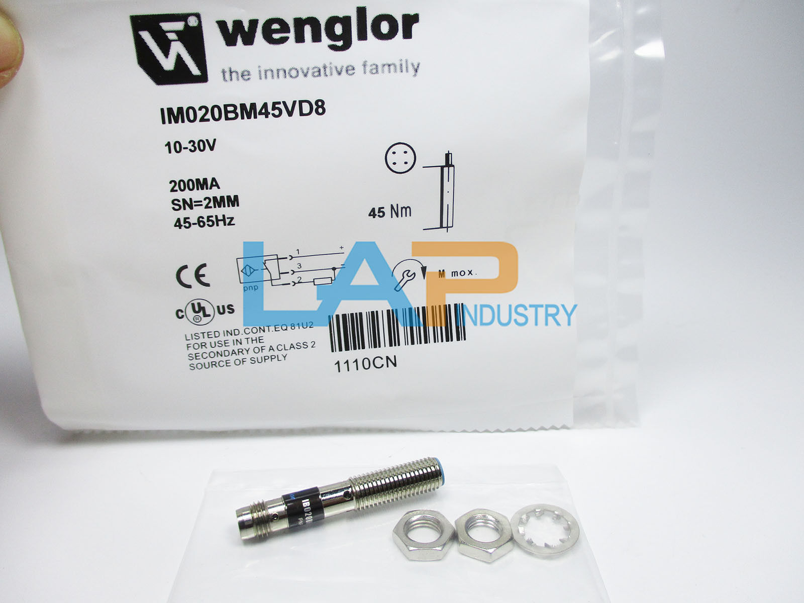 new 1PC Wenglor Proximity switch IM020BM45VD8 - WENGLOR