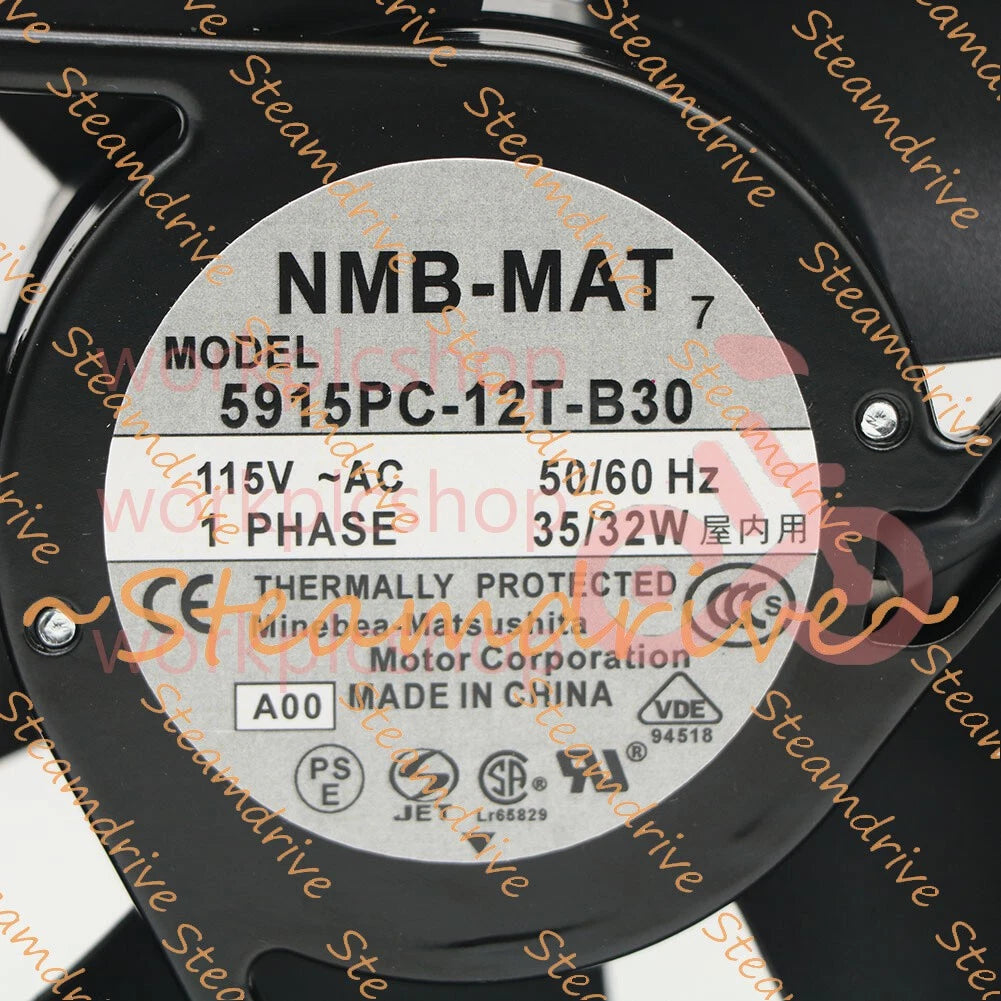 1PCS Nmb Technologies 5915Pc-12T-B30 Axial Fan 150Mm 115Vac 380Ma