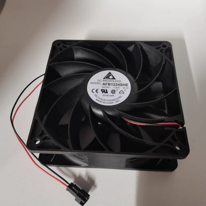 Delta AFB1224SHE Cooling Fan DC24V 1A 12CM 2-Pin Inverter - DELTA