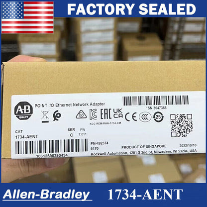 AB 1734-AENT Ethernet Network Adaptor 1734AENT NEW AB 1734-AENT Ethernet Network Adaptor 1734AENT NEW - AB