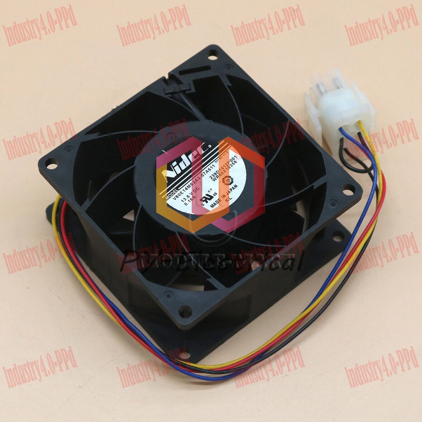 Nidec V80E14MS2A3-57A611 DC13.6V 0.16A Fan 239D1412P001 GE WR60X10356