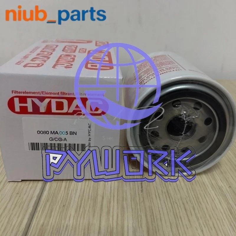 One piece of HYDAC 0080MA005BN filter element 0080 MA 005 BN