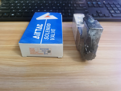 1PCS AirTAC 4V31010B 4V310-10 DC24V Solenoid Valve Free Ship