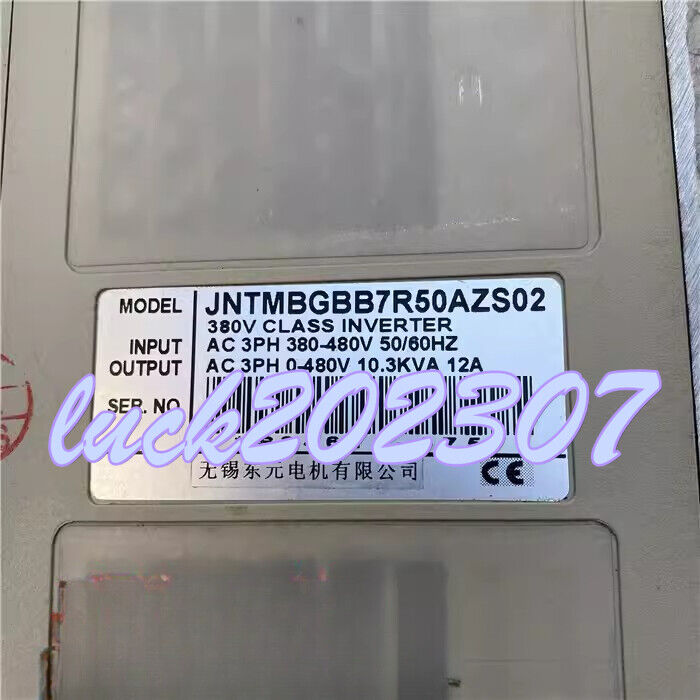 used 1PC TECO Inverter 7200MA series JNTMBGBB7R50AZS02 5.5KW - TECO