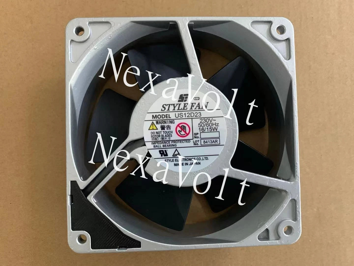 For US12D23 12038 230V 16 / 15W aluminum machine cooling fan for STYLE FAN