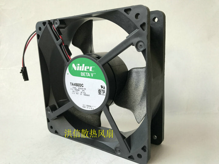 Nidec TA450DC B33534-55 DC24V 0.45Amp 12038 120mm inverter fan 2pin