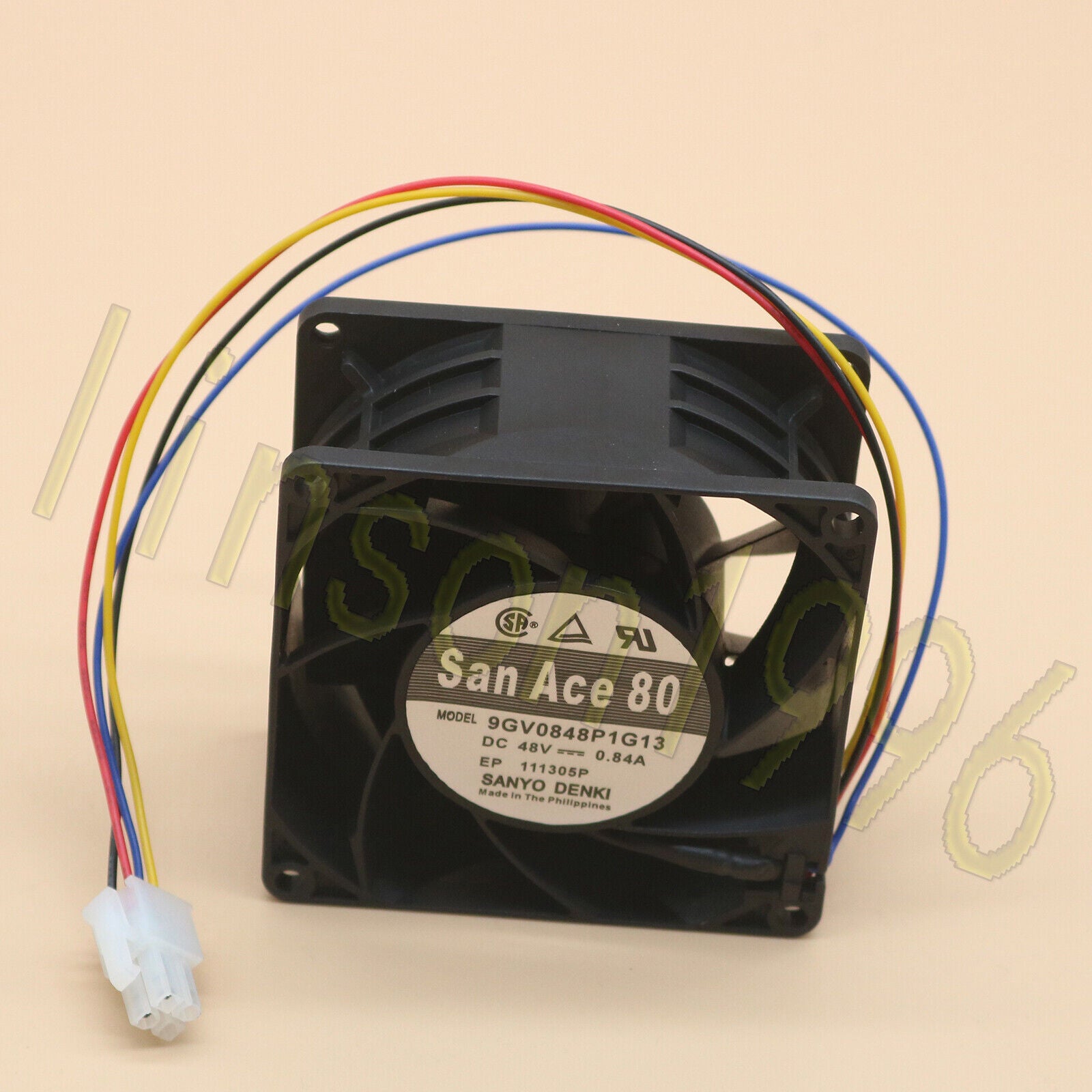 new  Sanyo 9GV0848P1G13 48V 0.84A 4-wire Pwm Cooling Fan FAST SHIP Sanyo