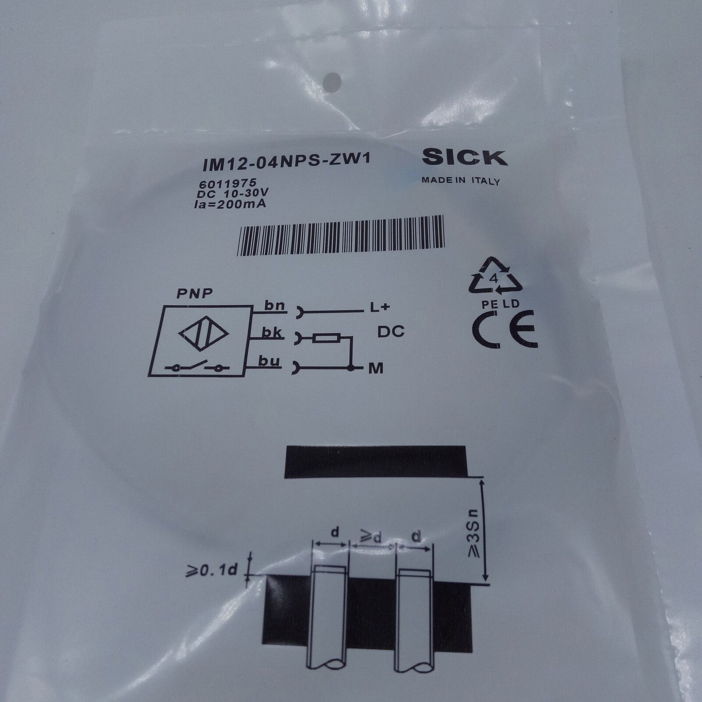 new 1pc SICK sensor IM12-04NPS-ZW1 proximity switch - SICK