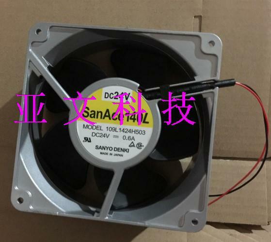 1pcs SANACE140L 109L1424H503 24V 0.6A 140 * 140 * 50MM cooling fan