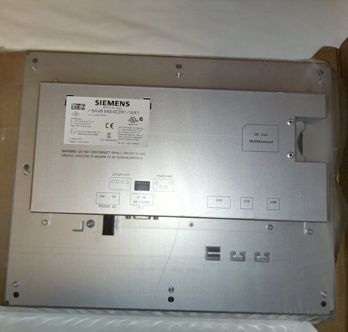 6AV6643-0CD01-1AX1 programmable touch screen - 1PC