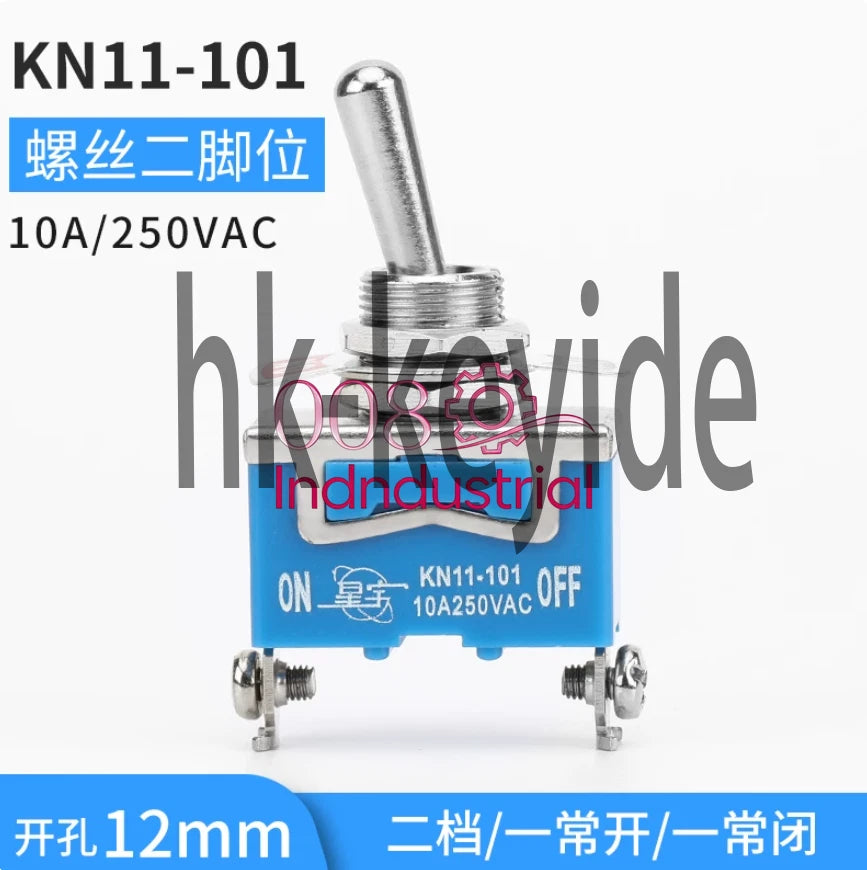 10Pcs FOR toggle switch KN11-101 2-pin 2-speed 10A
