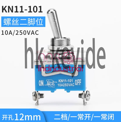 10Pcs FOR toggle switch KN11-101 2-pin 2-speed 10A