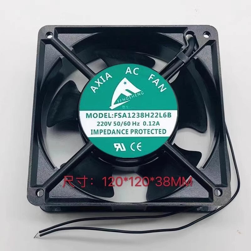 1PCS FSA1208H22L6B 12038 220V 0.12A 12CM Axial High Temperature Fan