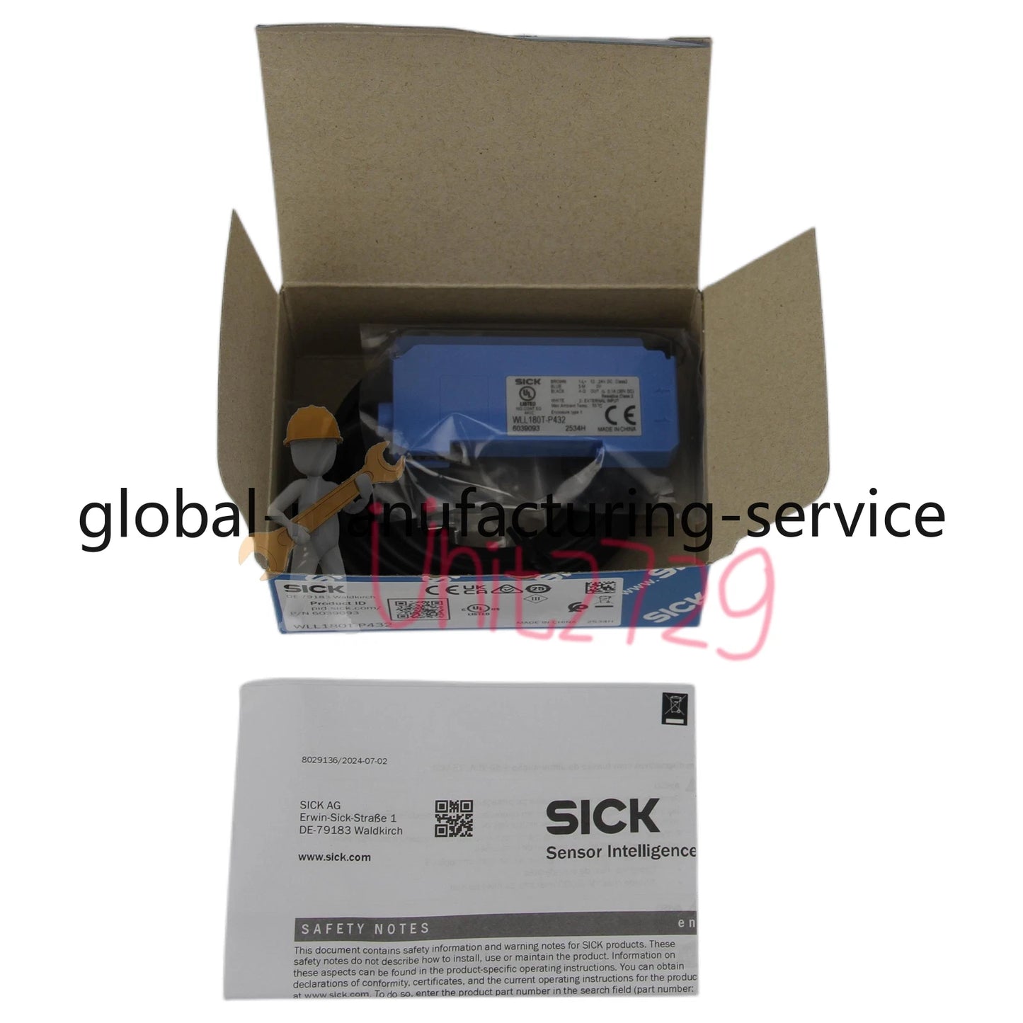 1PCS SICK sensor WLL180T-P432 #ke