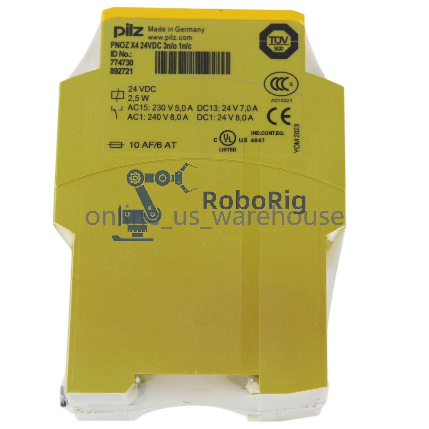 1PCS PILZ 774730 PNOZ X4 24VDC 3n/o 1n/c Safety relay module