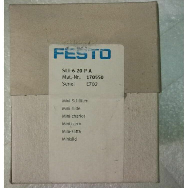 New 1PC FESTO Pneumatic Slide Spot Lever Model SLT-6-20-P-A 170550 - FESTO