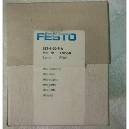 New 1PC FESTO Pneumatic Slide Spot Lever Model SLT-6-20-P-A 170550 - FESTO
