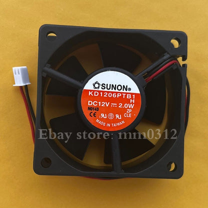 SUNON KD1206PTB1 DC12V 2.0W 60*25mm 6025 60mm chassis power fan 2pin