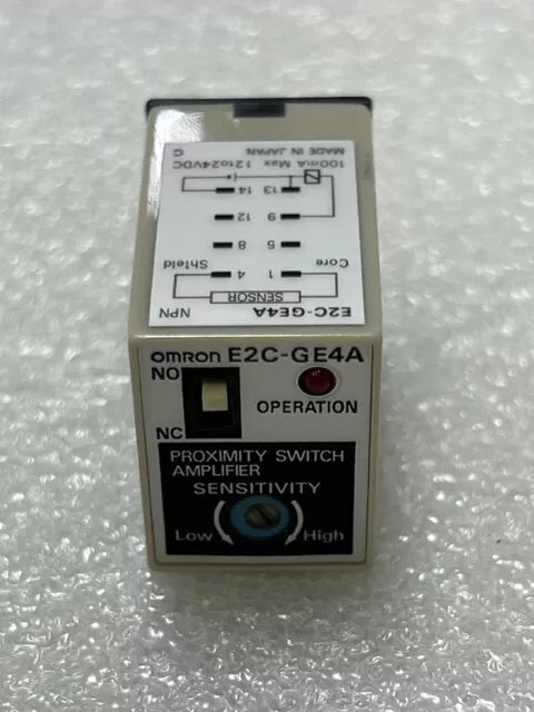 Omron E2C-GE4A Proximity Switch Amplifier Unit - High-Quality Amplifier for Proximity Switches, Durable and Reliable Design, Easy to Install - OMRON