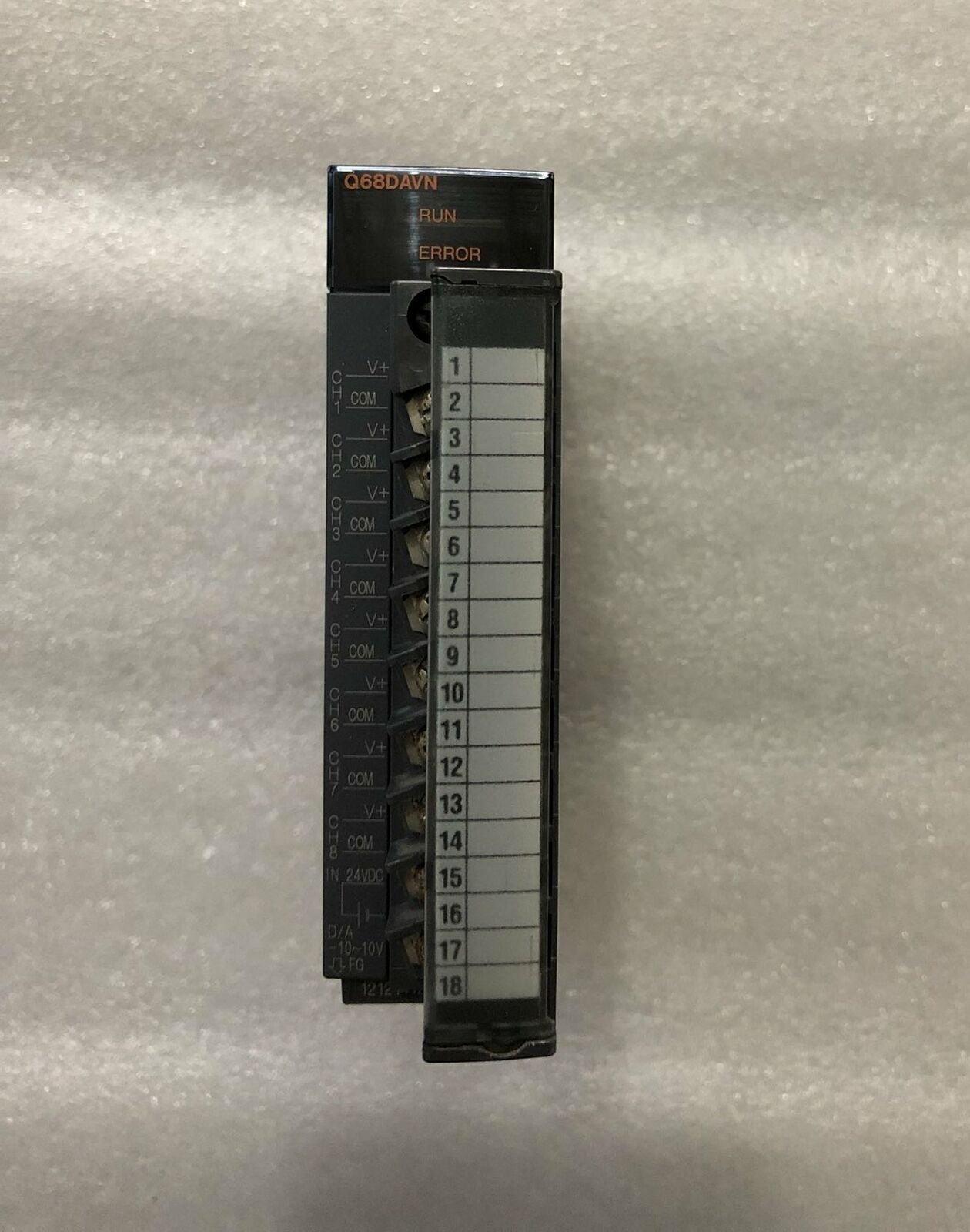 Used Mitsubishi Q68DAVN PLC Module Tested Good Condition - MITSUBISHI
