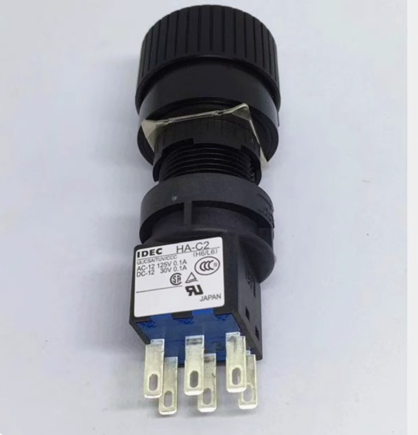 new 1PC  IDEC Rotary push button switch HA-C2 HA1R-2C2VB Wide pin connection