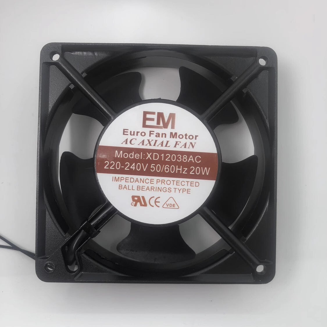 EURO FAN MOTOR XD12038AC 12038 220V-240V 20W 12CM Cooling Fan