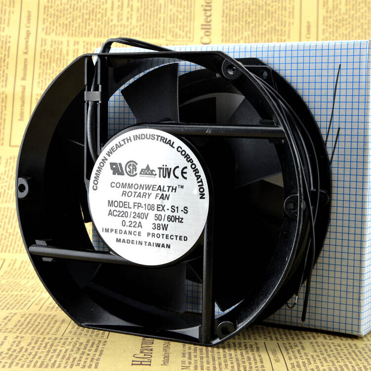 new Taiwan Sanxie FP-108EX-S1-S 17251 220V 38W 0.22A SLEVEE Cabinet Cooling Fan - TAIWAN SANXIE