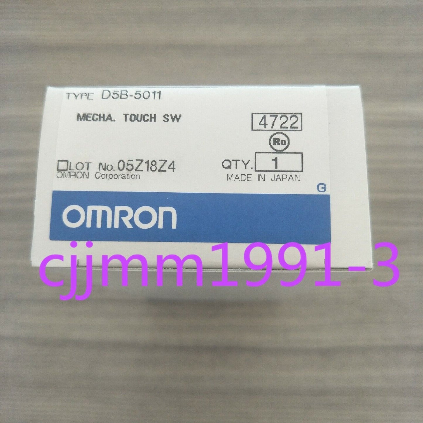 Omron Tactile Sensor D5B-5011 - OMRON