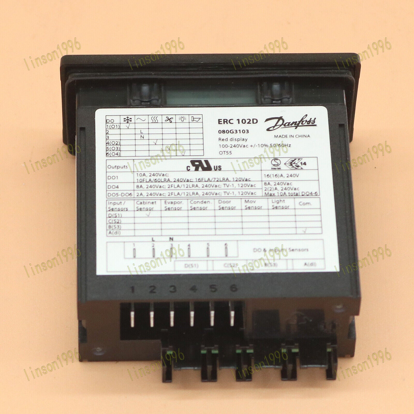 Danfoss Electronic Refrigeration Control System (ERC102D) - DANFOSS