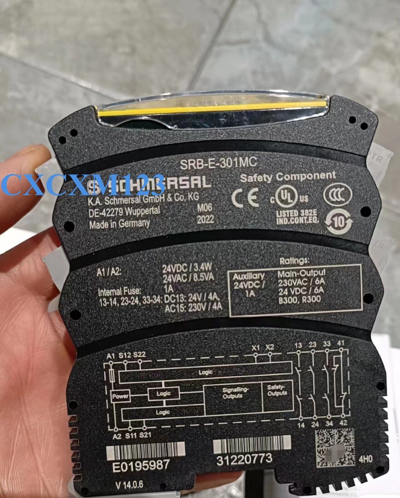 new SRB-E-301MC SCHMERSAL Safety relay - SCHMERSAL