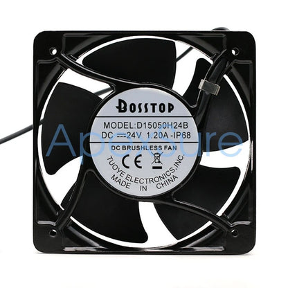 1pcs BOSSTOP D15050H24B 15050 15CM 24V 1.20A IP68 waterproof fan