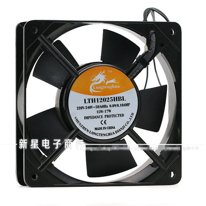 1pcs LTH12025HBL 12025 12CM 220V 15W 0.09A double ball fan