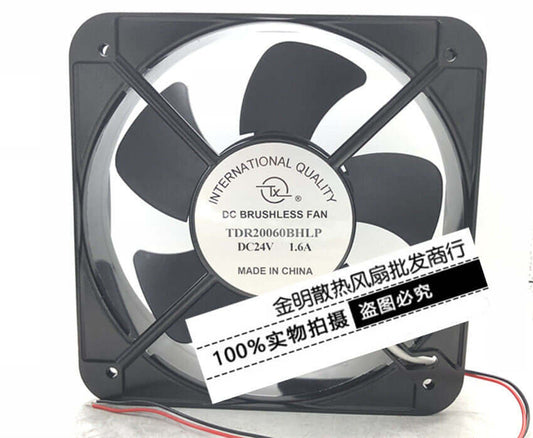 new DC axial fan 20CM TDR20060BHLP DC24V 1.6A cabinet cooling fan