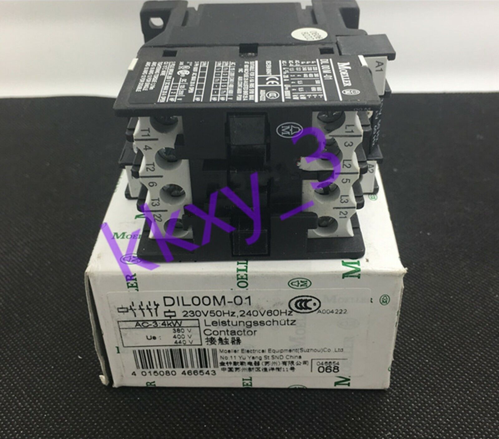 new 1 PCS  IN BOX MOELLER AC contactor DIL00M-01 24V220V 380V