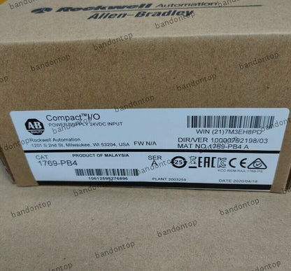 New Factory Sealed AB 1769-PB4 CompactLogix Power Supply 1769PB4 - COMPACTLOGIX