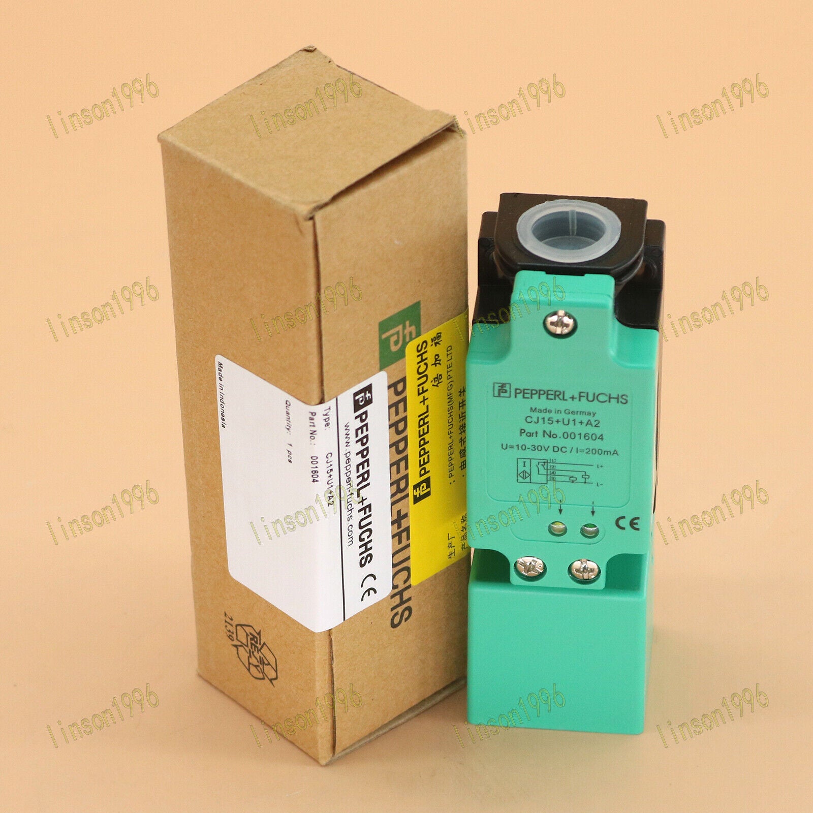 Pepperl+Fuchs Proximity Switch Sensor CJ15+U1+A2 - PEPPERL+FUCHS