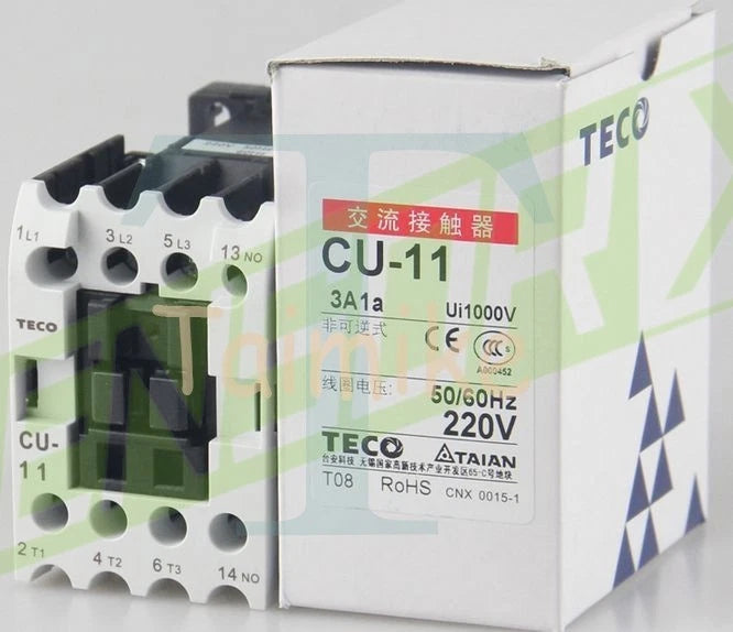 1PCS CU-11 CU 11 3A1a 220VAC TECO AC Contactor Fast delivery~