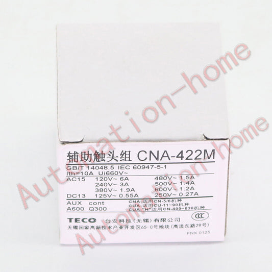 1PC FOR TECO CNA-422M: 10A Auxiliary Contact with 2 Open and 2 Close - TECO