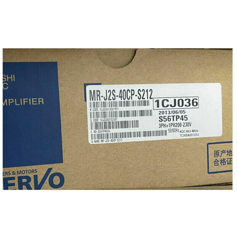 1PC MITSUBISHI MR-J2S-40CP-S212 SERVO DRIVER - MITSUBISHI