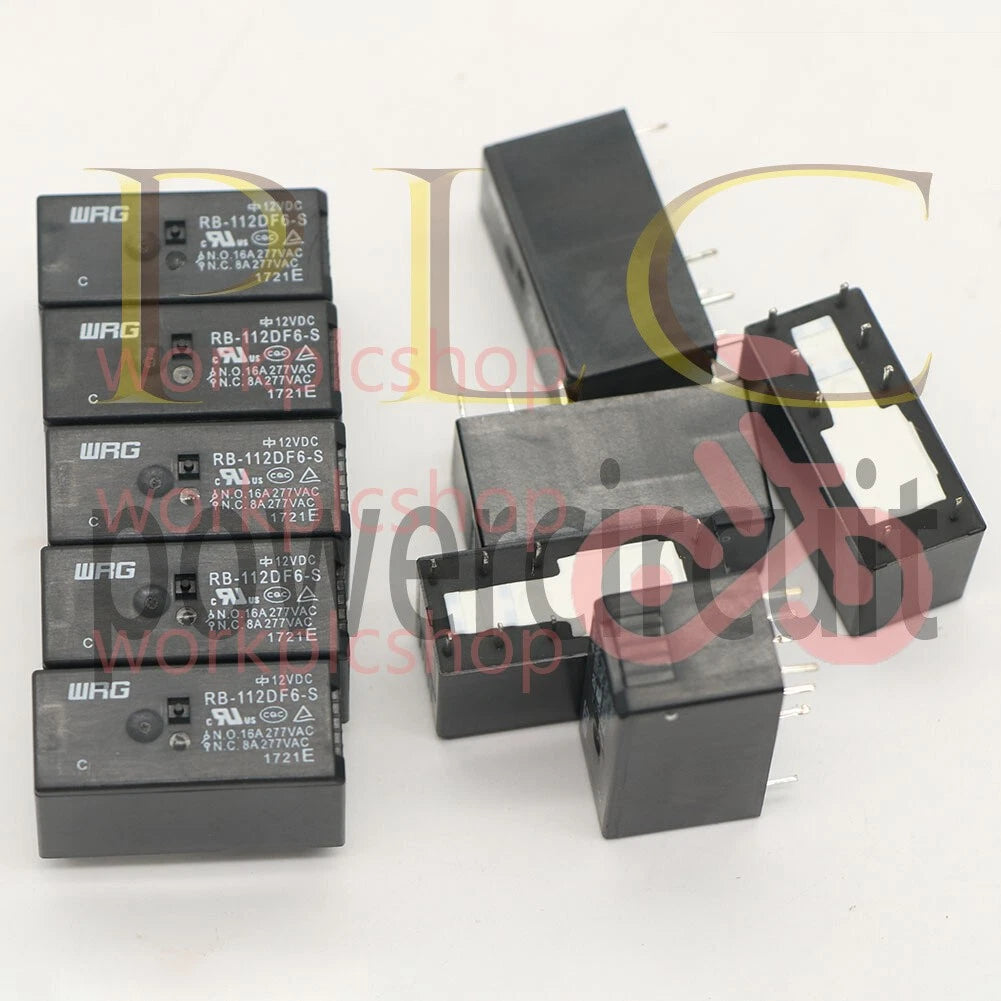 10PCS WRG RB-112DF6-S Power Relay 8Pins 12VDC Replace RTH14012 RT314012~