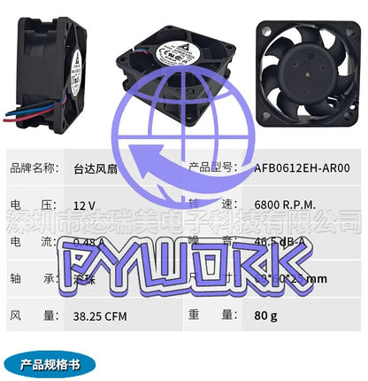 1Pcs AFB0612EH-A cooling fan~