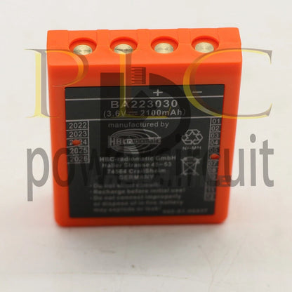 1PCS HBC Remote Control Battery BA223030 3.6V 2.1Ah Crane