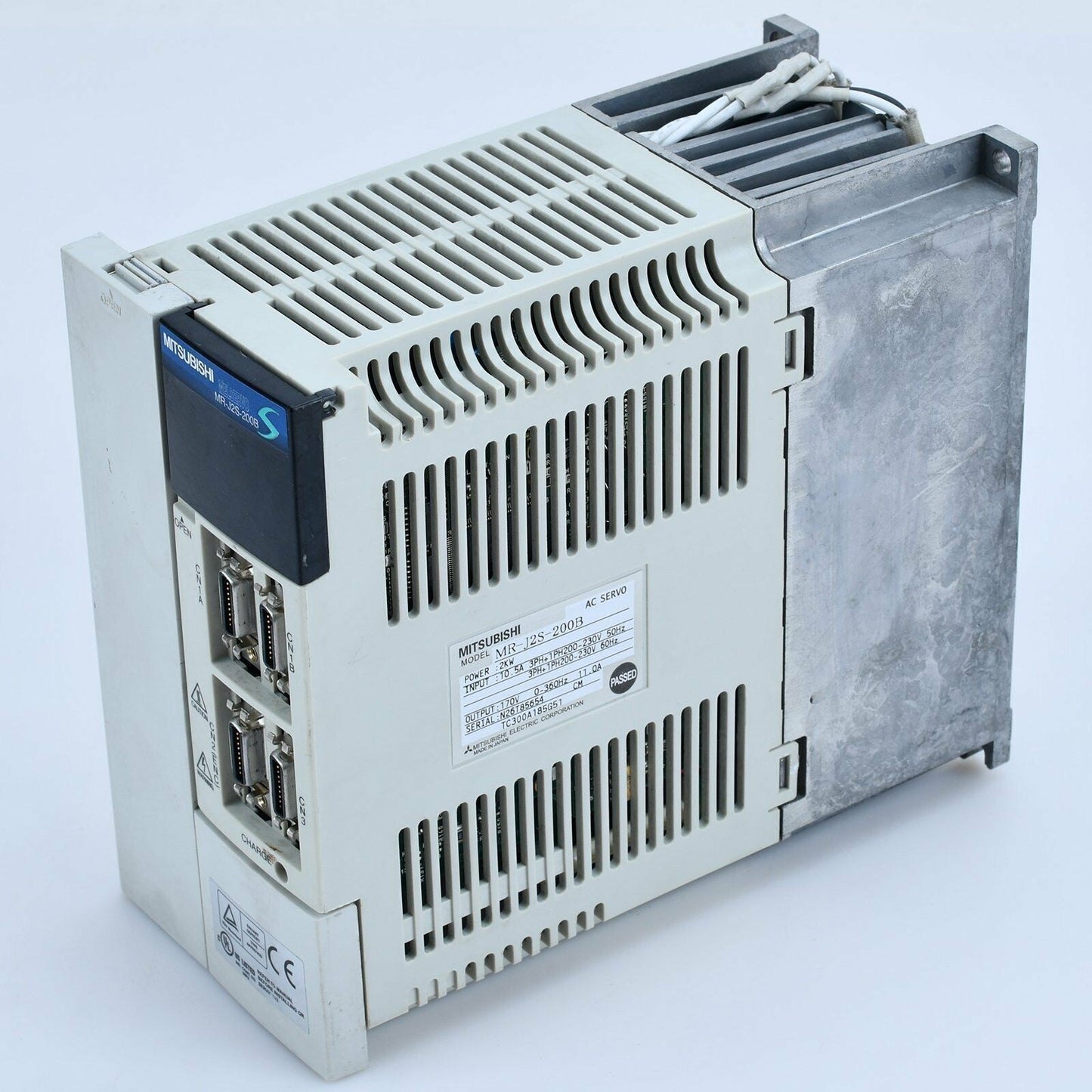 Used Mitsubishi AC Servo Amplifier MR-J2S-200B - MITSUBISHI