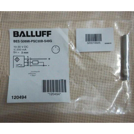 new 1PC  BALLUFF Proximity sensor BES G06MI-PSC30B-S49G Fast BALLUFF