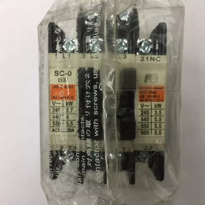 1PCS for Fuji SC-0 AC110V 3-pole AC Contactor