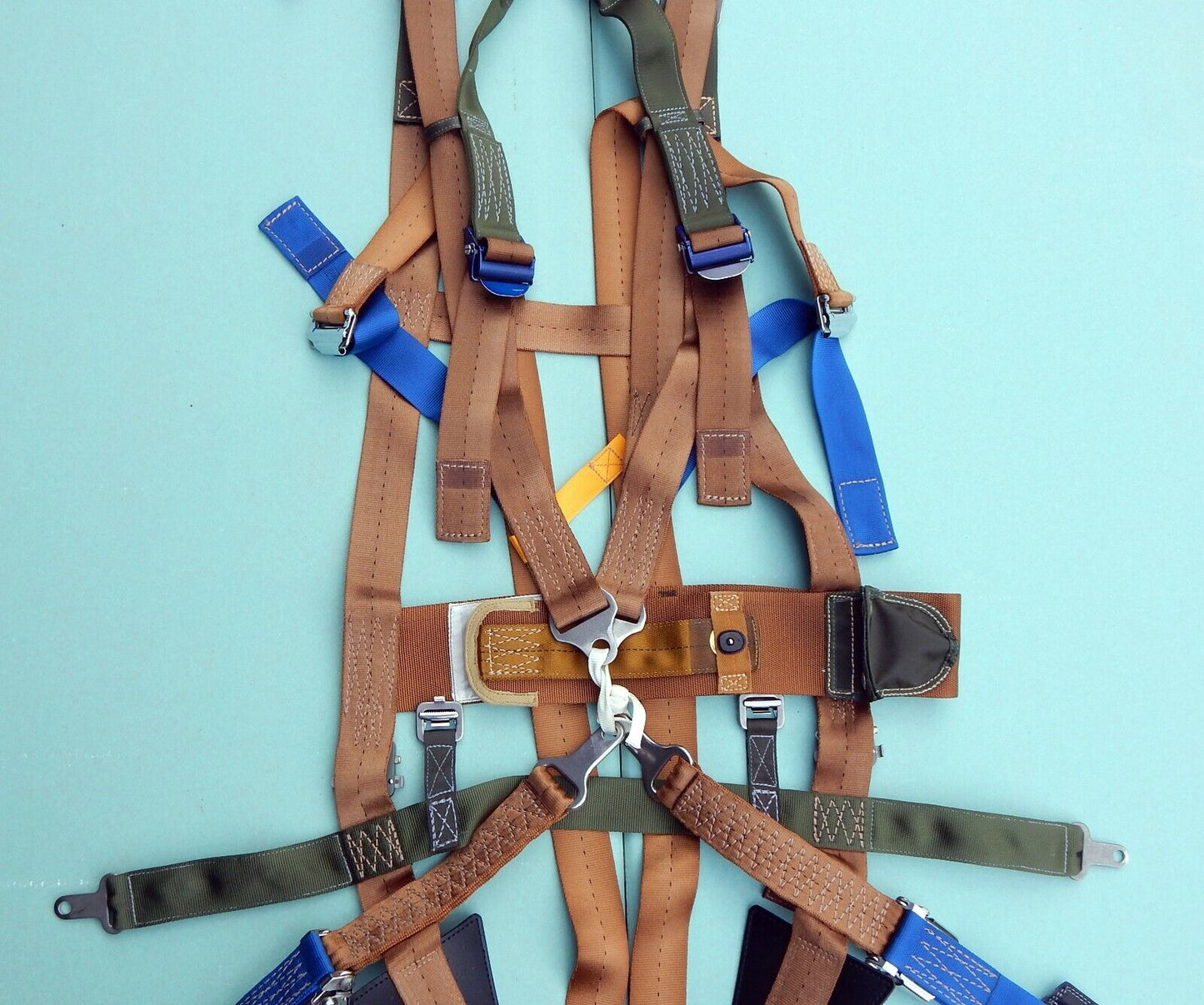 new Martin Baker Parachute Harness Aircraft Belt Pilot NOS - MARTIN BAKER