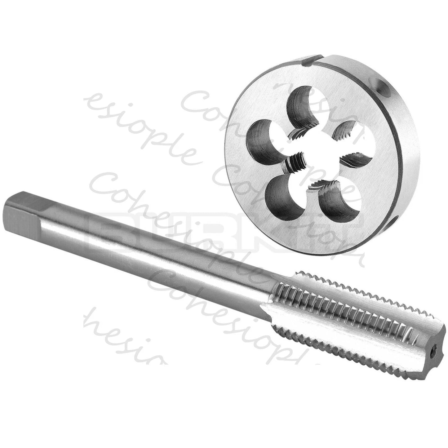 M19 X 1.5 Tap and Die Set Right Hand, M19X1.5 Machine Tap and Round Die
